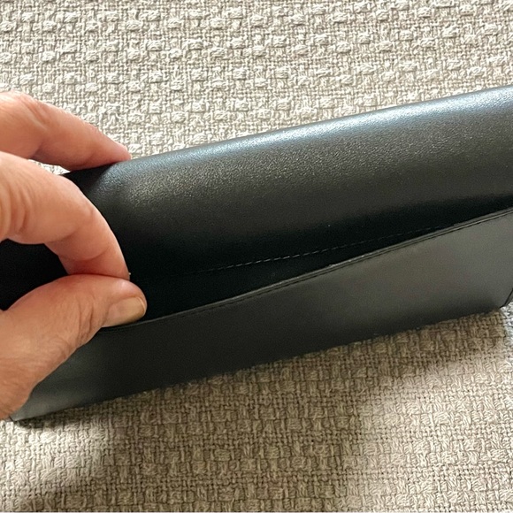 Henri Bendel Black Crossbody Purse with Original gold Chain Strap. - Picture 5 of 12